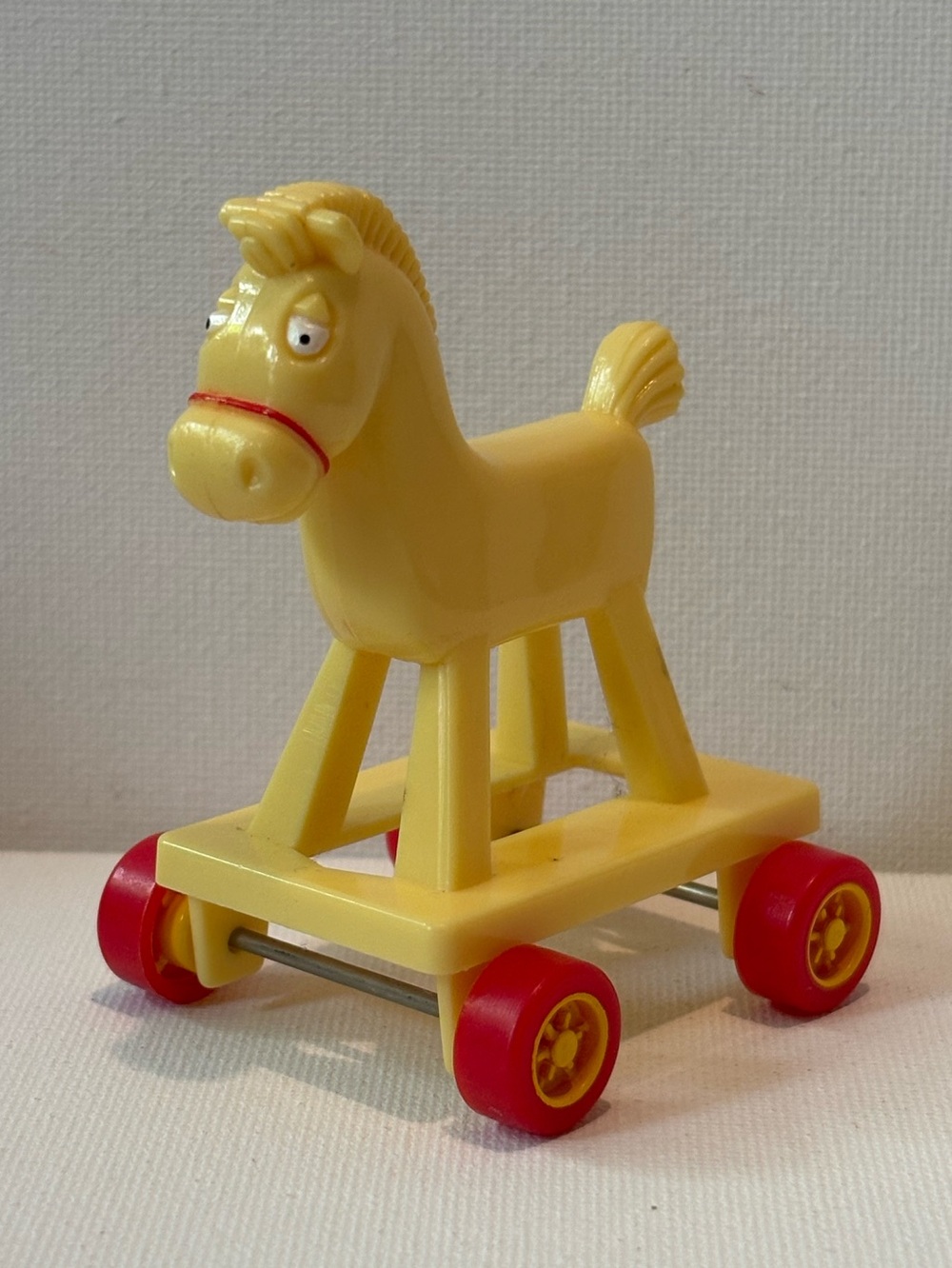 Vintage 1986 McDonald’s Muppet Babies Figure Fozzie Rocking Horse